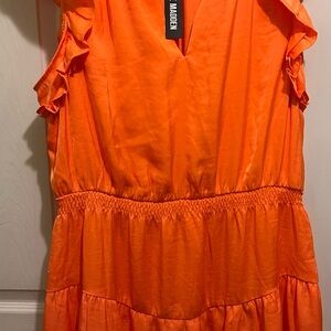 Steve Madden Bright Orange Dress, NWT XL
